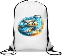 Sac de gym futuriste pour archives et conservation des données Blanc