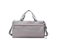 Sac de gym grande capacité Sac de voyage Sac de fitness Sac de nuit Sac de week-end Sac d'hôpital Sac d'entraînement pour homme et femme, gris