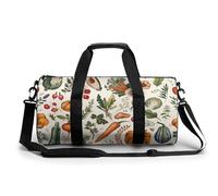 Sac de gym imprimé légumes et herbes Sac de yoga avec poche séparée sèche humide Style 45 cm/22,9 cm/22,9 cm, Style :, 17.7in/9in/9in