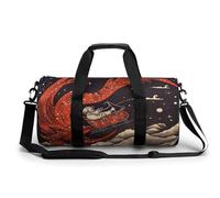Sac de gym sac à dos imprimé traîneau sac de sport sac de sport sac de yoga avec poche séparée humide sec, style 45 cm / 9 pouces, style, 17,7 pouces / 9 pouces / 9 pouces, Style, 17.7in/9in/9in