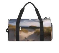 Sac de gym, sac de sport imprimé dunes de plage, sac de gym à fermeture éclair, sac de gym de voyage, sac de gym avec compartiments, dunes de plage, taille unique, élégant, Dunes de plage, Taille