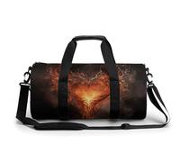 Sac de gym Show A Heart on Fire imprimé sac à dos sac de sport sac de yoga sac de yoga avec poche séparée sèche humide style 45 cm/22,9 cm/22,9 cm, Style :, 17.7in/9in/9in