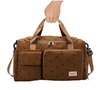 Sac de Gymnase, Sac de Moelleux Mignon avec Chaussure et Compartiment Humide, fourre-Tout Fraises avec Bande Canne à Bagages, poignée et Sangle pour Voyager, Sports, Danse, Yoga baignade