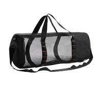 Sac de gymnastique à mailles - Sac pour équipement sportif respirant, grand sac à dos avec cordon de serrage | sac en maille durable et léger pour salle de sport, natation, plage, football