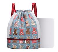 Sac de gymnastique de sport, sac de plage séparé sec et humide, avec compartiment à chaussures, sac étanche pour salle de gym, sport, piscine, équipement de plage pour la natation, le fitness, la