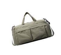 Sac de gymnastique pliable pour femme week-end résistant aux fins de la nuit Voyages légers avec chaussure, poche de voyage, Vert clair, Mass Beauty