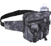 Sac de hanche Avec Poche En Maille Pour Les Bouteilles D'eau, La Course, La Randonnée, Sac De Ceinture Tactique, Elingue, Sac De Ceinture De Ceinture, Sac De Longe De L'armée Pour L'équipement