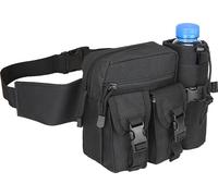 Sac de hanche Avec Poche En Maille Pour Les Bouteilles D'eau, La Course, La Randonnée, Sac De Ceinture Tactique, Elingue, Sac De Ceinture De Ceinture, Sac De Longe De L'armée Pour L'équipement