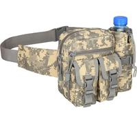 Sac de hanche Avec Poche En Maille Pour Les Bouteilles D'eau, La Course, La Randonnée, Sac De Ceinture Tactique, Elingue, Sac De Ceinture De Ceinture, Sac De Longe De L'armée Pour L'équipement