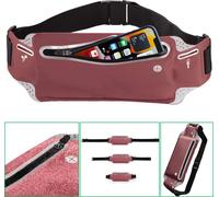 Sac de hanche sport Running pour smartphones Rose/Rouge