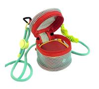 Sac de haut-parleur portable, sac à bandoulière en maille, étui de transport portable avec sangle réglable, pour femmes et filles, voyage, fête, plage, camping, randonnée, pique-nique en plein air