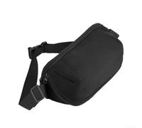 Sac de haut-parleur portable sans fil pour JBL Flip 7 et Flip 6 - Étui de voyage en nylon imperméable avec bandoulière réglable, compact 24,3 x 8,5 x 12,5 cm (noir)