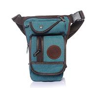 Sac de jambe de cyclisme de randonnée, sac de taille multifonctionnel, sac de jambe de moto, sac de jambe en toile for hommes, sacs à bandoulière de messager polyvalents de moto, ceinture hanche Bum t