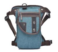 Sac de Jambe de Cyclisme de randonnée, Sac de Taille Multifonctionnel, Sac de Jambe tombante for Hommes en Toile/Nylon imperméable, Sac de Jambe de Ceinture de Hanche for Motocycliste Messenger Cross