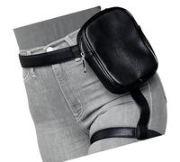 Sac de jambe de moto - Sacs tactiques Fannys - Sacs de cuisse imperméables avec sangle de jambes - Harnais de jambe pour la randonnée, Noir , Beauté de masse