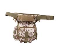 Sac de Jambe en Tissu Oxford, Pochette de Journaliste, Sac de Jambe Multifonction pour Photographie avec Poches à accès Rapide, Boucle Durable pour Les activités Sportives de (Desert Digital (en