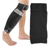 Sac de jambe extensible pour cathéter, accessoire de cathéter, noir, pour le drainage de l'urine, l'incontinence urinaire, poche urinaire (taille M)