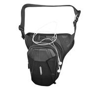 Sac De Jambe Motard | Pochette Imperméable à Coque Rigide - Sac De Hanche pour Moto - pour Hommes Femmes Activités Extérieur Moto Cyclisme Camping Randonnée Marche