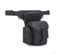 Sac de Jambe Moto, Tactique Imperméable Multifonctionnel Multipoches de Ceinture Sport Grande capacité Sac de Jambe Homme pour Moto vélo randonnée pêche Camping