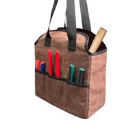 Sac de Jardin - Organisateur Robuste Imperméable Sac de Transport en Toile Cirée Sac de Rangement avec Capacité avec Poches pour Outils Ensemble de Gants de Semences, Outdoor Yard Garden