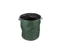 Perel Sac à déchets de jardin, pliable, 150 l, poignées, vert foncé/noir, déperlant
