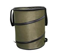 Sac de jardin pliable - Sac à déchets de jardin et feuilles - Conteneur réutilisable pour l'entretien de la pelouse et le jardinage - 100 % nylon - Grand sac à déchets de jardin de 170 l (L (46 cm x