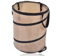 Sac de jardinage pliable de 10 gallons, sacs de déchets de jardin collecteur de feuilles, poubelle de camping, seau pliable, tissu Oxford à ressort en acier renforcé