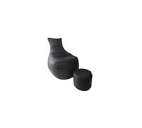 Sac de jeu noir avec repose-pieds 85×80×75 cm