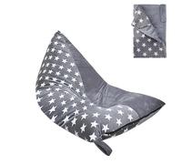 Sac De Jouets En Peluche, Pouf Enfant Peluche Jouet De Rangement, Sac De Haricot Chaise Enfants, Sacs Pouf Poire De Siège Chaise, Fauteuils Poire Sol Jouet Pour Jouet Vêtement Courtepointes (Étoiles)