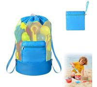 Sac de Jouets Plage, Rangement de Jouets de Plage, Léger et Pliable Sac Jouets Plage, Pliable réutilisable, Pour les vacances en famille, voyage de plage, Natation, Jouets