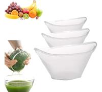 Sac de lait de soja, sac de lait de noix en Nylon en forme de bol, passoire alimentaire réutilisable à mailles fines pour la fabrication de fromage au nectar d'amande et d'avoine (3pcs)