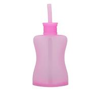 Sac de Lait Maternel en Silicone Sacs de CongéLation de Lait Maternel 250 Ml Coffre-Fort Pratique pour le Jus de LéGumes (Rose)
