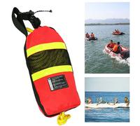 Sac de lancer de corde flottante sur l'eau de 65 pieds avec sac de ligne de corde réfléchissante léger pour les accessoires de kayak de sauvetage