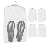 Sac De Lavage Chaussures - Sac De Nettoyage Sneakers Set De 5, Pochettes Suspendues Réutilisables | Laveuse Portable Pour Chaussures, Baskets, Pantoufles, Accessoire De Rangement Pour Chaussures