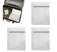Sac de lavage de blanchisserie, sac de lavage en maille | 3 paquets de lavage en mailles,Trove Washing Task, Fournitures de protection, fermeture éclair robuste, sac de lingerie pour vêtements