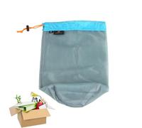 Sac de lavage en maille, sac à linge en maille, rangement de sacs en filet pour linge délicat et linge délicat, avec fermeture éclair, grand sac à linge sale respirant pour la plage, la douche