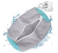 Sac de lavage pour machine à laver, sac de nettoyage de chaussures, sac de lavage de chaussures réutilisable pour tous les types et tailles de chaussures (gris, 1 pièce), gris, One Size