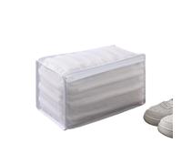 Sac de lavage spécial pour machine à laver : couvre-chaussures de protection réutilisable, anti-déformation et anti-rayures, blanc, Sandwich square shoe box, Moderne