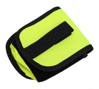 Sac de lestage de plongée à libération rapide en nylon 1050D pour fente de plaque arrière, noir (jaune fluo)