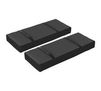 Sac De Lestage Souple Chargeable Pour Parasol - Lot De 2 Sacs - 25 Kg X 2 - Poignées - Oxford Haute Densité 600d Noir