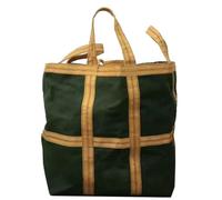 Sac de levage en nylon résistant à la déchirure, pliable pour un rangement facile, 4 poignées, idéal pour le bois de chauffage et les charges lourdes