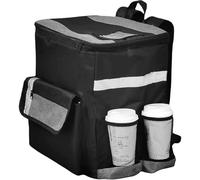 Sac de livraison de pizza isotherme - Extra Large - Poche thermique réfléchissante | Sac de rétention de chaleur durable, sac de service alimentaire, article de stockage fiable utilisé lors de