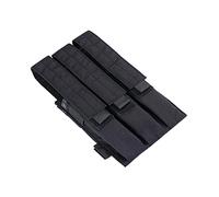 Sac de Magazine Triple Tactique, mp5, Manchon de tirage Rapide du Magazine arp9 Molle, Sac de Magazine sous-Pack Noir
