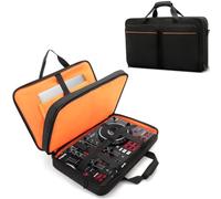 Sac de manette DJ compatible avec DDJ-FLX4, DDJ SB3, DDJ SB2, DDJ 400 | Sacoche de manette DJ avec compartiments pour ordinateurs portables jusqu'à 39,6 cm - Bandoulière réglable pour DJ et