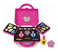 Sac de maquillage Crazy Chic - CLEMENTONI - Rose et noir - Pour enfant de 6 ans et plus