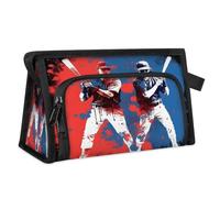 Sac de Maquillage de Voyage pour Femmes Hommes Sac de Baseball Sport Sac de Lavage Cosmétique Trousse de Toilette Personnelle Sac de Douche Organisateur Couleur L Organisateur de Sacs, Couleur, L,