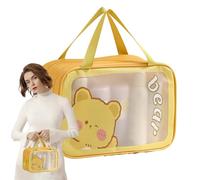 Sac de maquillage de voyage, sac de toilette pour femmes - Organisateur de maquillage Sac de rangement de voyage séparé humide à sec - Organispteur de stockage Piste de shampooing étanche pour le camp
