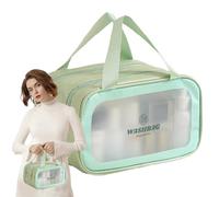Sac de maquillage de voyage, sac de toilette pour femmes - Organisateur de maquillage Sac de rangement de voyage séparé humide à sec,Organispteur de stockage Piste de shampooing étanche pour le campin