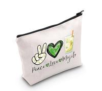 Sac de maquillage Mojito pour amoureux de la paix, amour, mojito, cadeau de barman, cadeau amusant pour les amateurs d'alcool, Mojito.