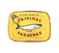 Sac de maquillage pour sardines en conserve - Sac cosmétique de poisson en boîte de sardine esthétique/sac de maquillage de sardines en conserve Sac de voyage pour cosmétiques et articles de toilette